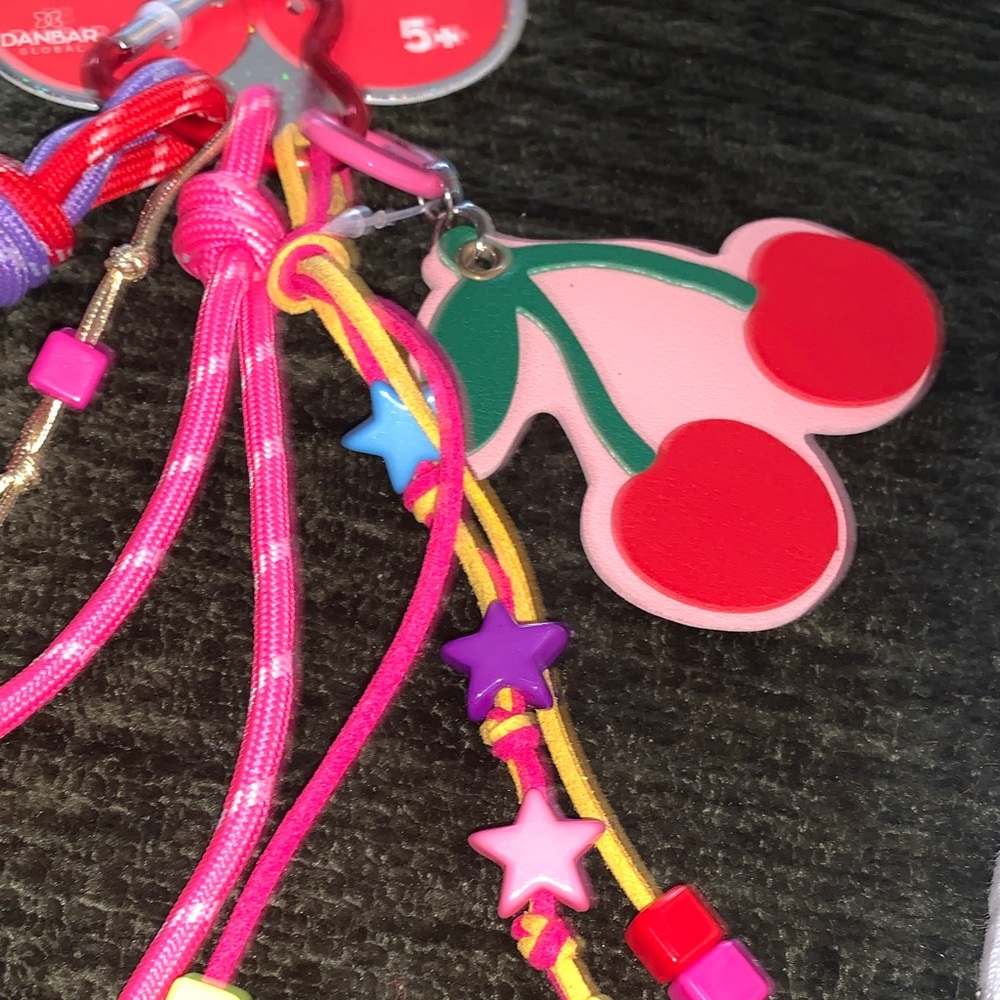 🆕 - ADORABLE Girls Cherry Purse or Backpack Charm Attachment or Keychain - Picture 4 of 7
